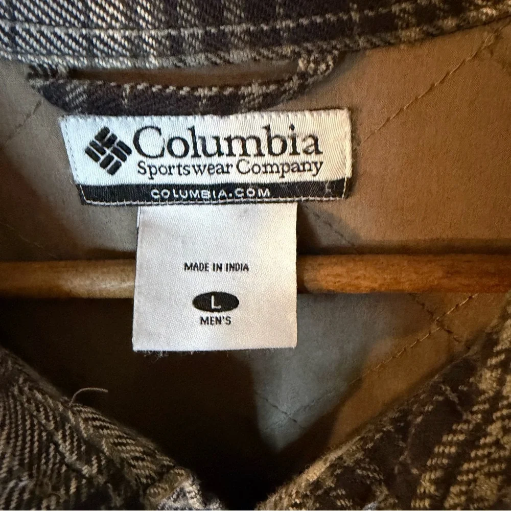 Columbia Men’s Quilted Lined Shacket Large
